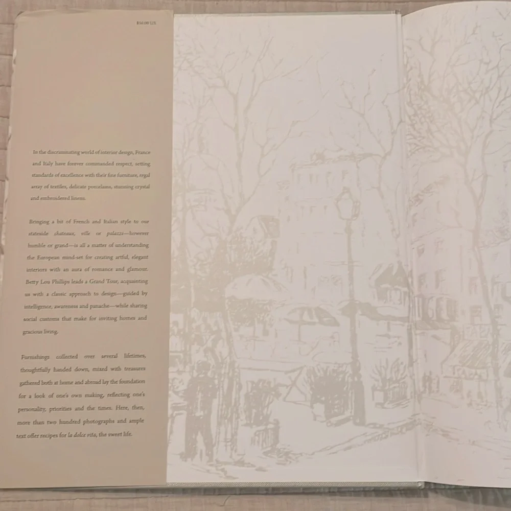 The Allure of French and Italian Decor Coffee Table Book By Betty Lou Phillips - Picture 3 of 11